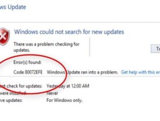Ошибка 80072efe в Центре обновления Windows – как исправить?