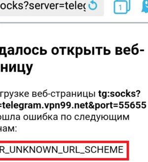 Ошибка сайта Net::ERR_UNKNOWN_URL_SCHEME – что это? Как исправить?